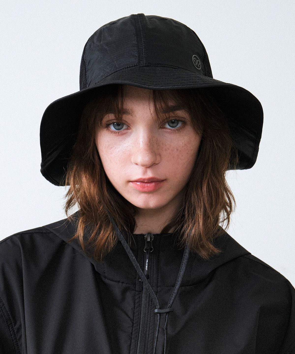 힐리먼트(HELEMENT) 쿨 UV 메쉬 사파리캡 (BLACK)