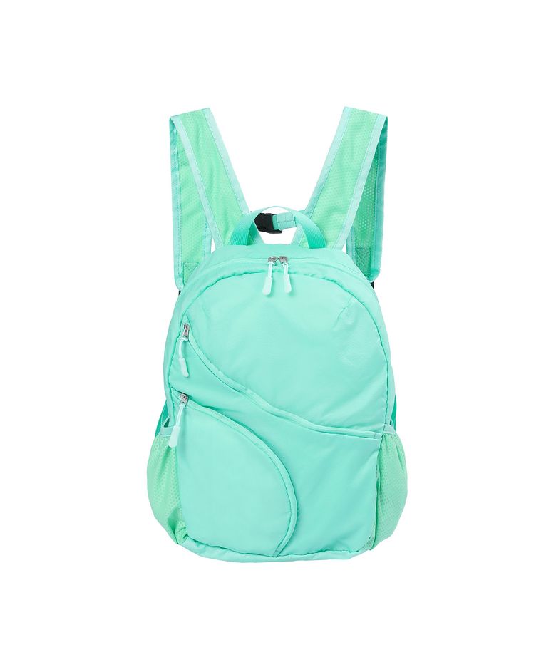 Double diagonal zipper backpack MINT