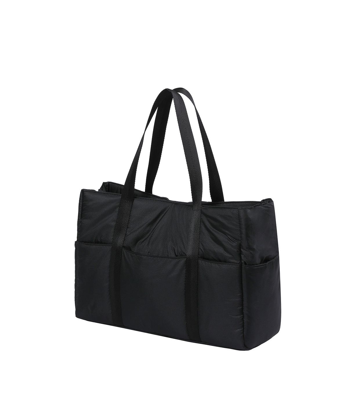 하나히(HANAHI) Puffy tote bag BLACK