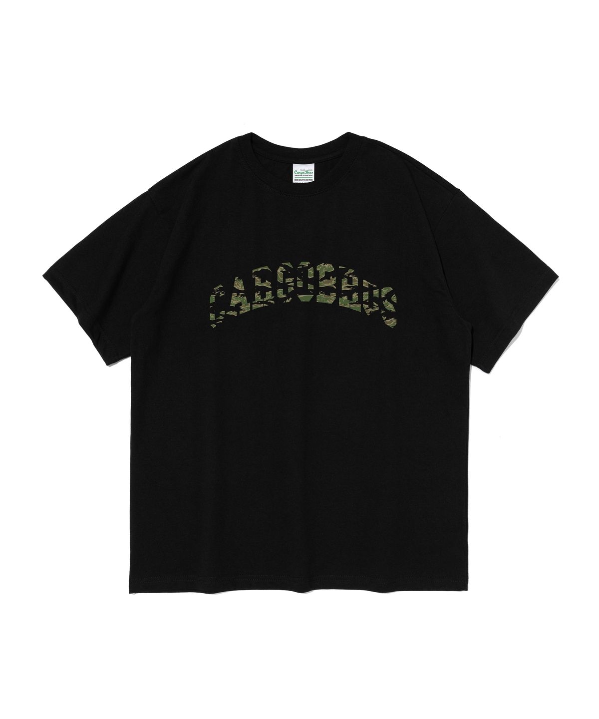 카고브로스(CARGOBROS) 카모 아크 로고 반팔티 (블랙)