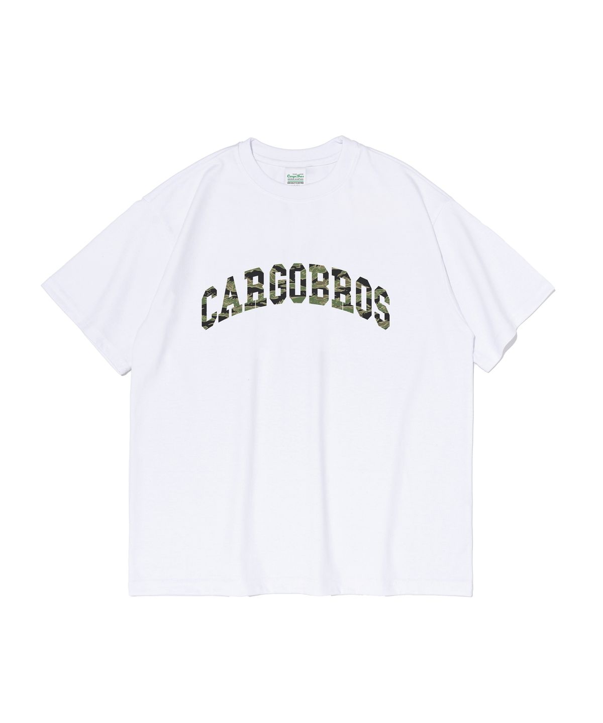 카고브로스(CARGOBROS) 카모 아크 로고 반팔티 (화이트)