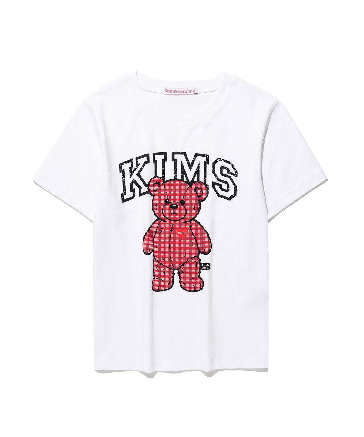 킴스 프레시 코튼 마켓(KIMS FRESH COTTON MARKET) 구피 리틀 베어 티셔츠 레드