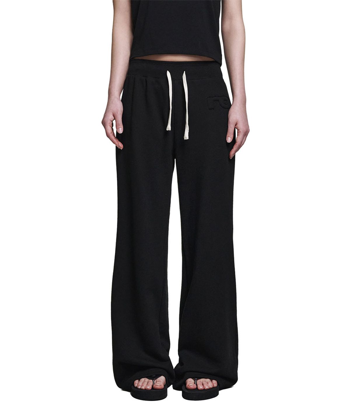 로타입(ROUGHTYPE) RO Slim Fit Sweatpants - Black
