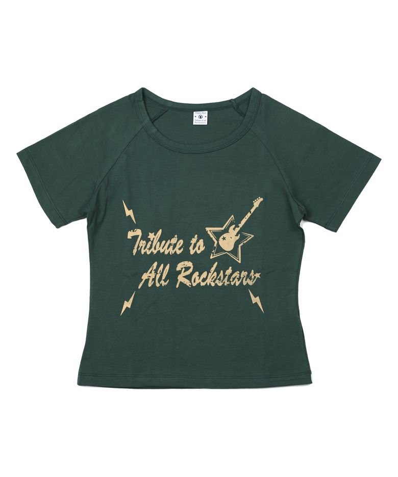 Tribute To All Bassists Raglan Core essential curve t-shirt - Green