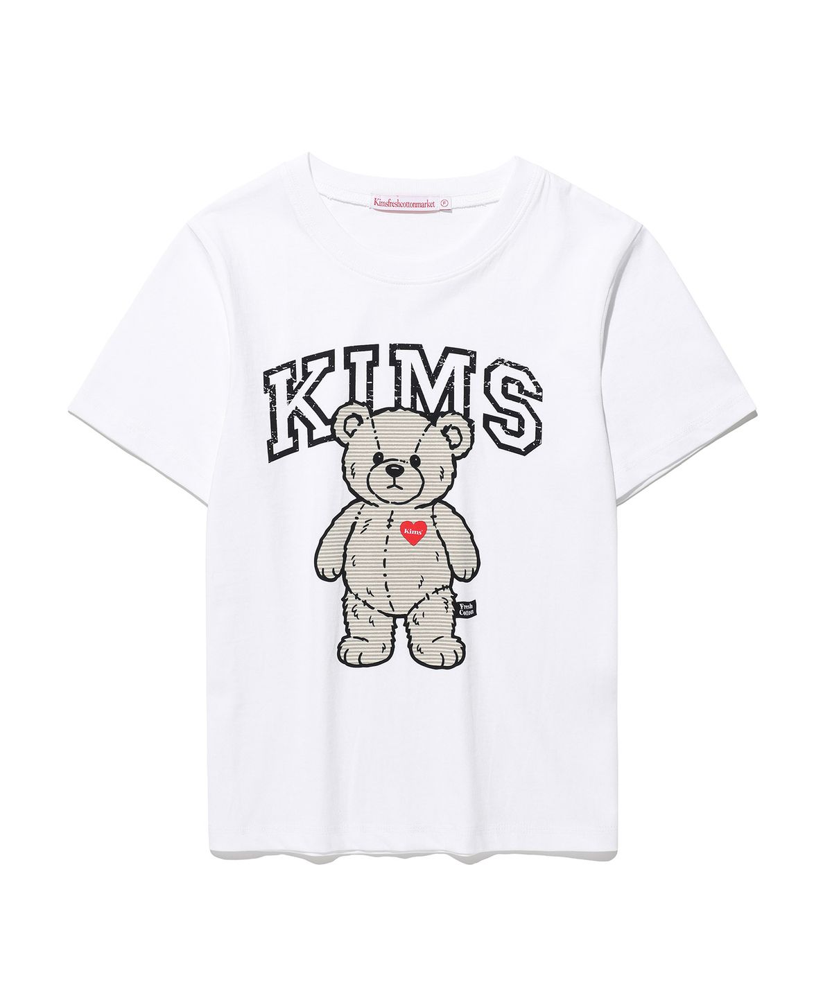 킴스 프레시 코튼 마켓(KIMS FRESH COTTON MARKET) 구피 리틀 베어 티셔츠 그레이