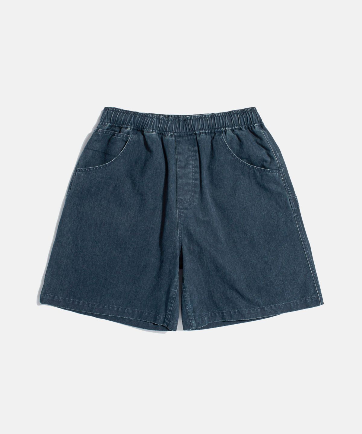 에스피오나지(ESPIONAGE) Vintage Cotton Painter Shorts Navy