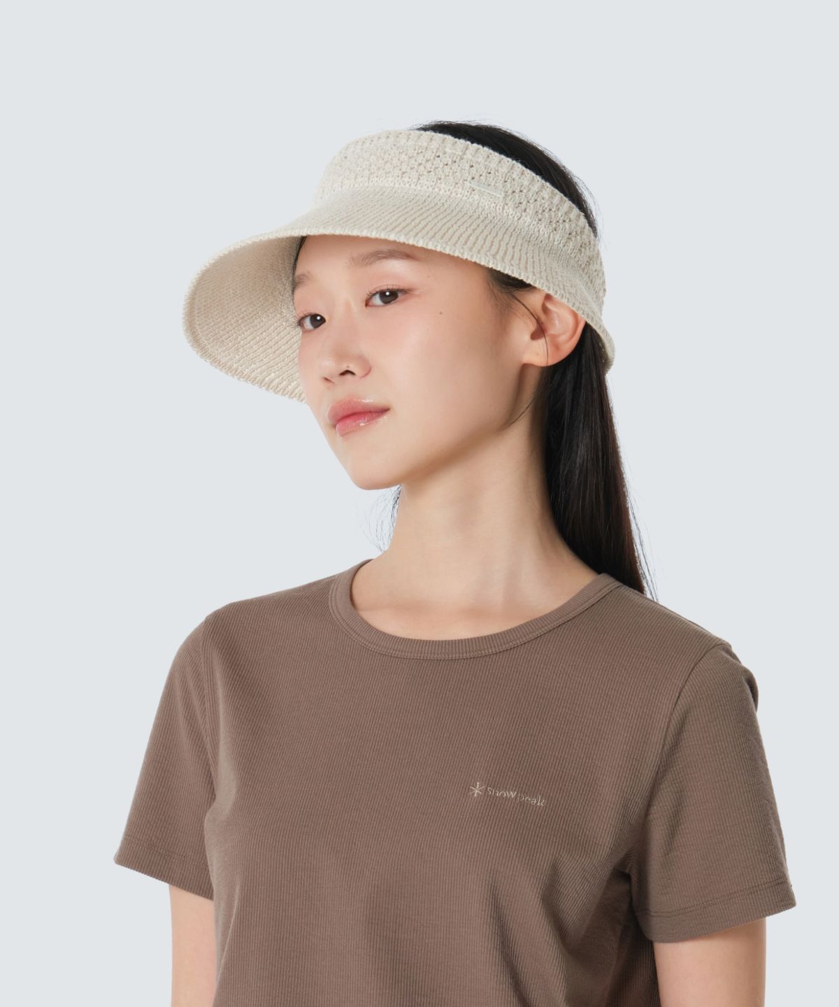 스노우피크 어패럴(SNOWPEAK APPAREL) 여성 니트 썬캡 (S26MWFKC68) Light Beige