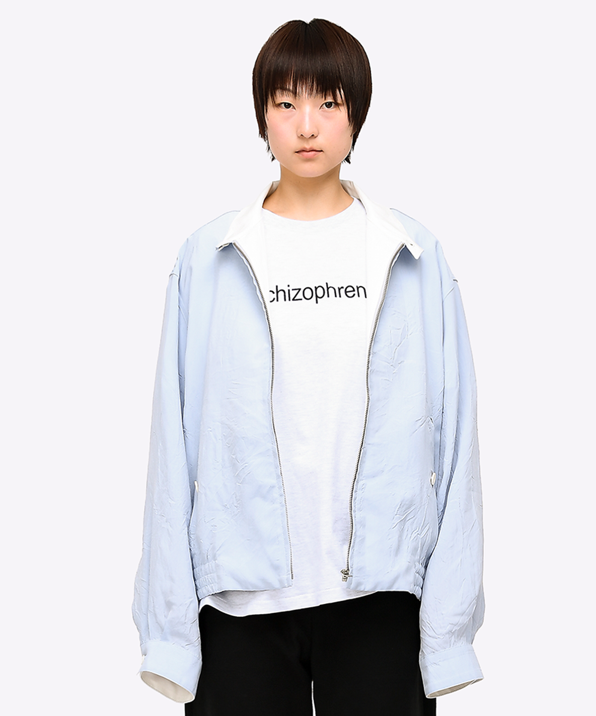퀘스트앤게스트(QUEST&GUEST) Crinkled Harrington Jacket (Italian Deadstock)
