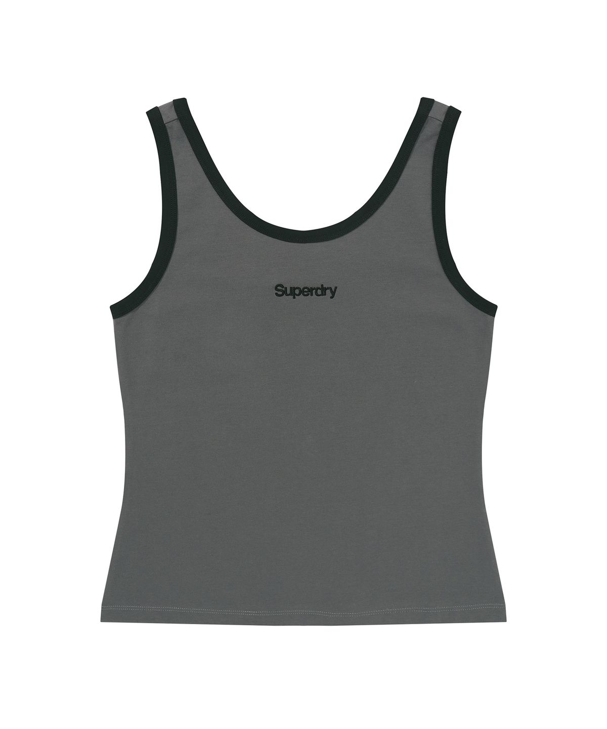 슈퍼드라이(SUPERDRY) 우먼스 코어 슬리브리스 다크 그레이 SDFIVCQ91DGR