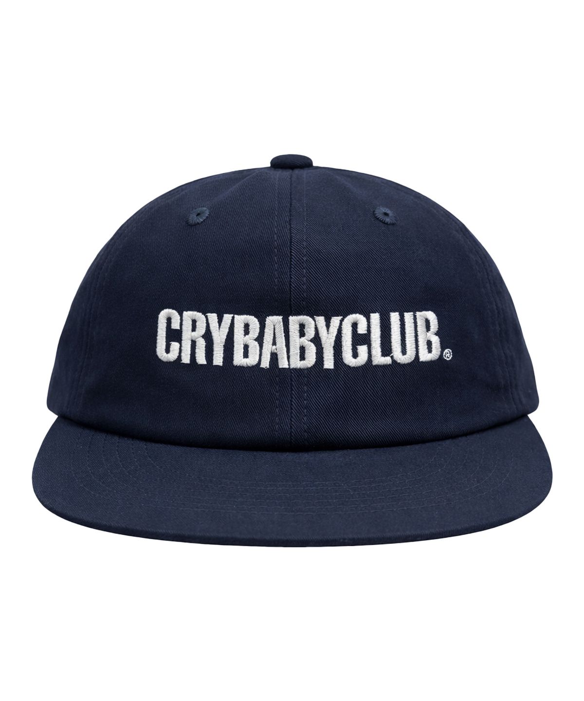 크라이베이비클럽(CRYBABYCLUB) 크베클 로고 캡_네이비