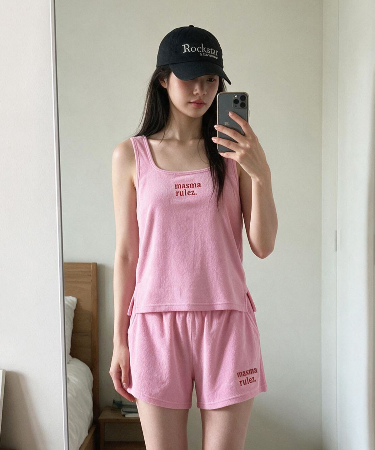 마스마룰즈 어패럴(MASMARULEZ APPAREL) MSMRZ Terry Sleeveless Set-up_Pink