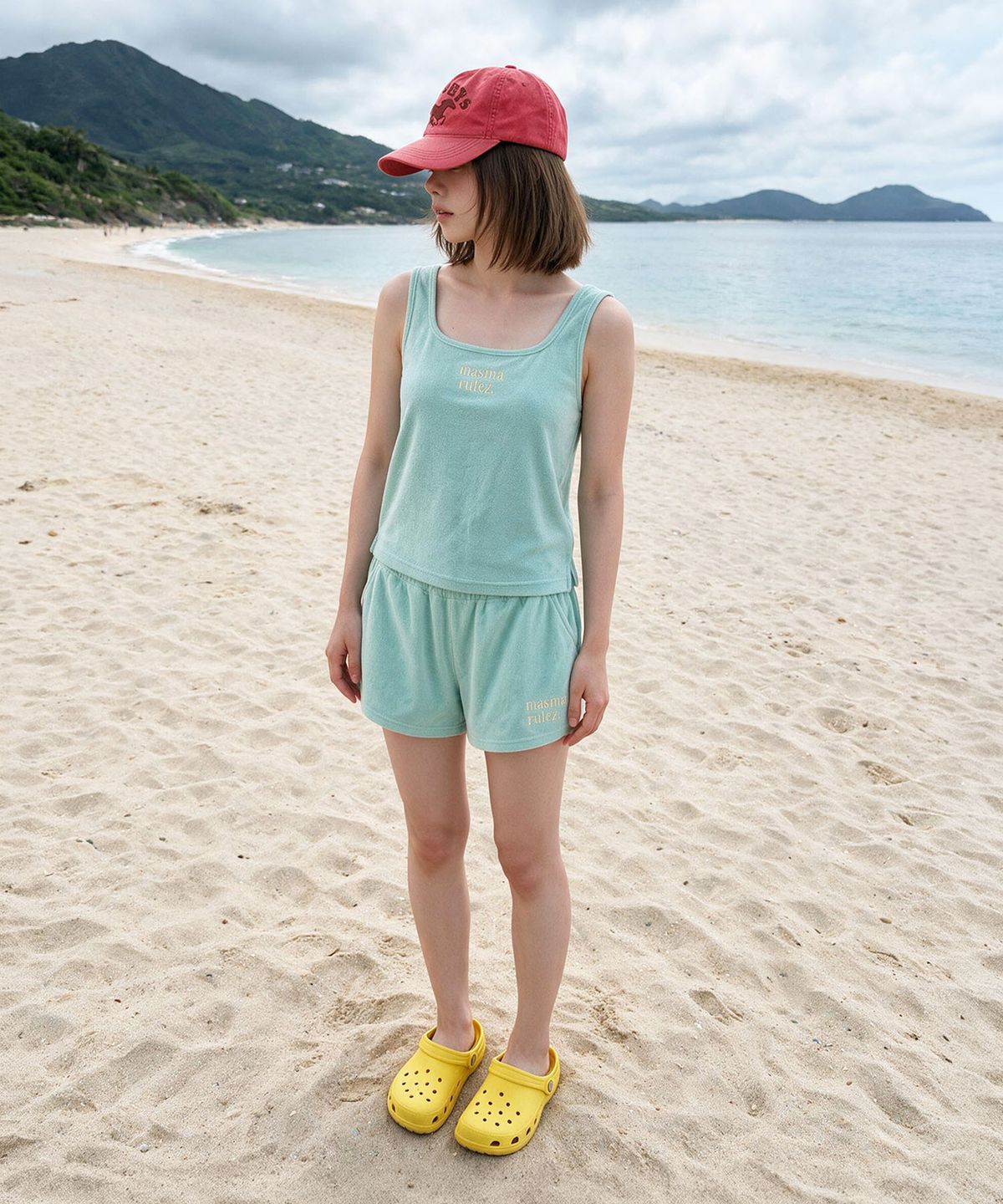 마스마룰즈 어패럴(MASMARULEZ APPAREL) MSMRZ Terry Sleeveless Set-up_Mint