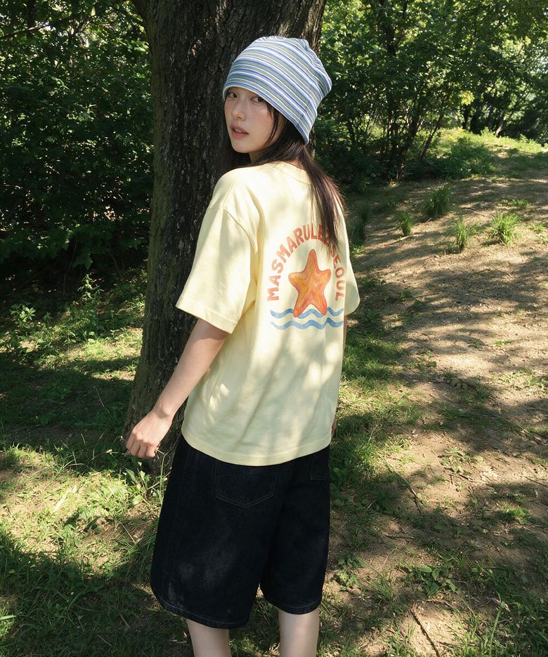 Starfish Cool Cotton T-Shirt_4 Colors