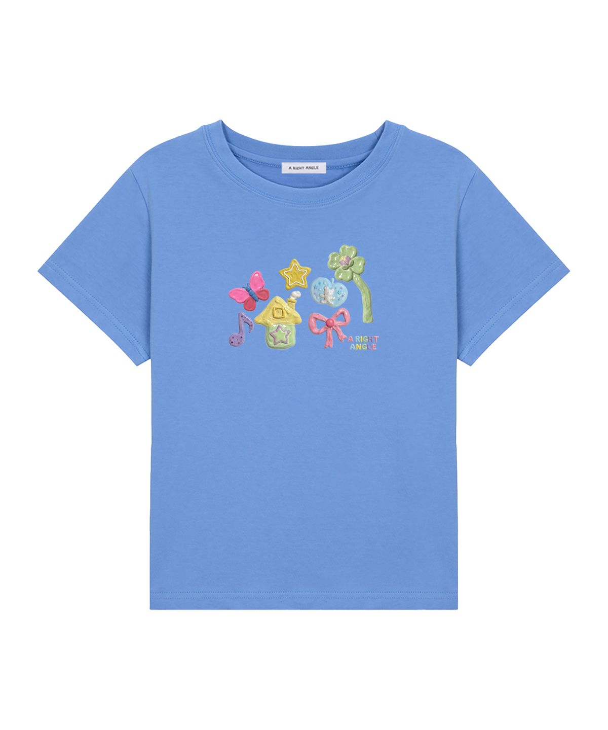 어라이트앵글(ARIGHTANGLE) CLAY CROP TEE (3 COLOR)