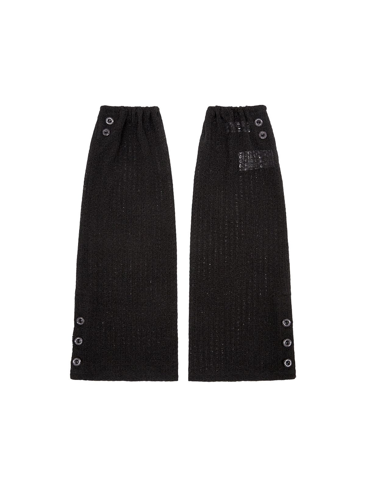 뚜오미오(TUOMIO) CROCHET LEG WARMER [BLACK]