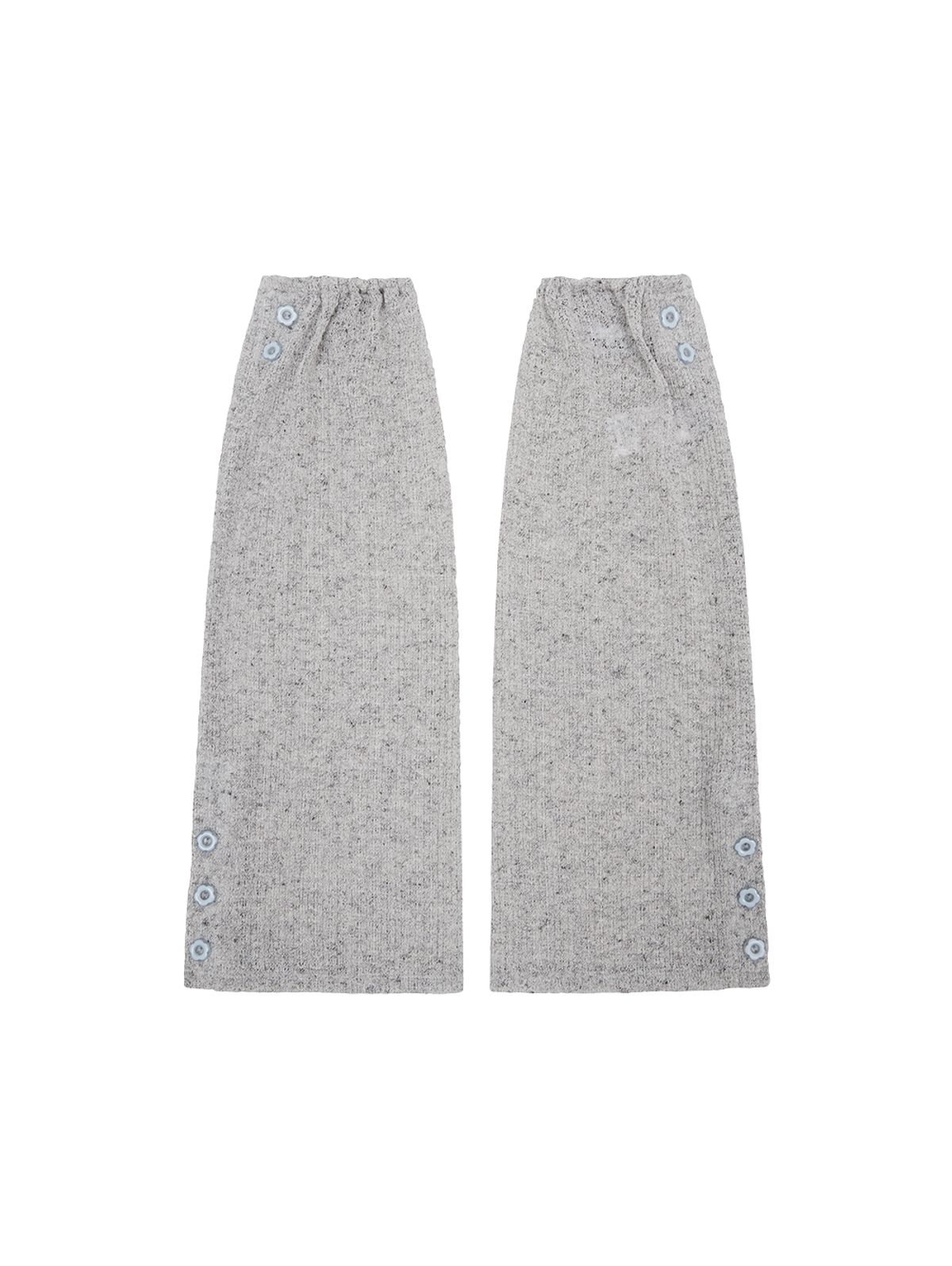 뚜오미오(TUOMIO) CROCHET LEG WARMER [LIGHT GREY]