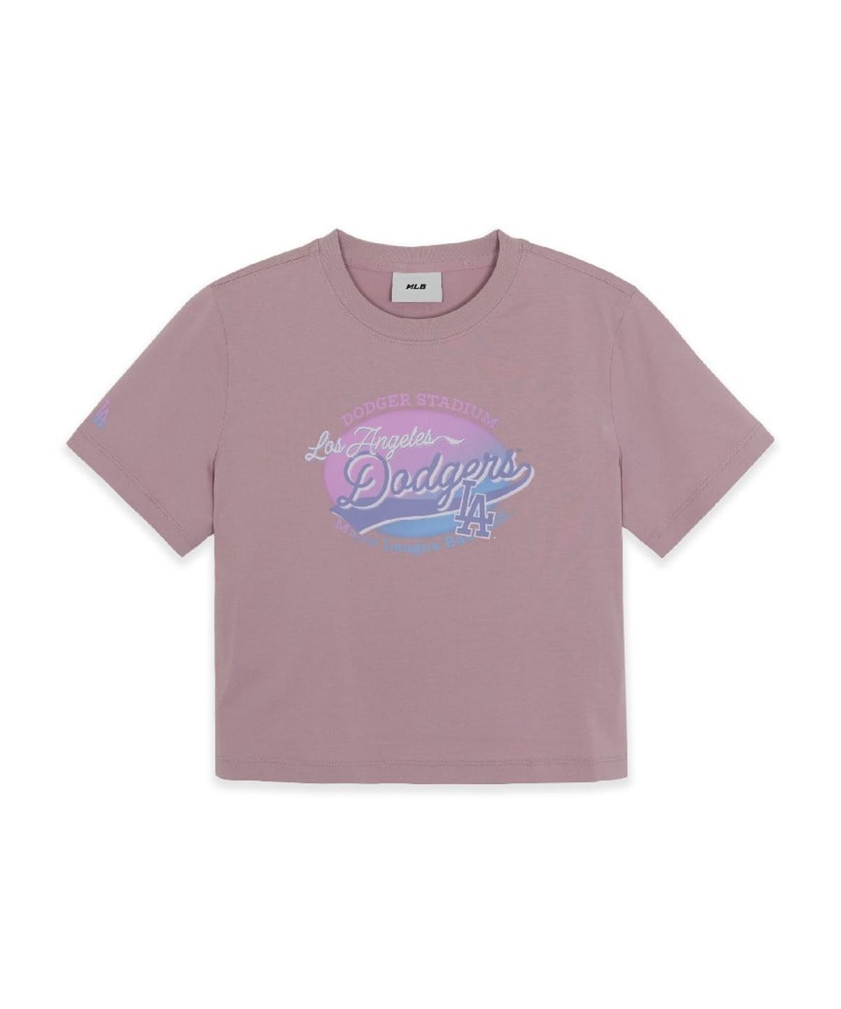 엠엘비(MLB) 여성 썸머 빈티지 그래픽 반팔 티셔츠 LA (L.Lavender)
