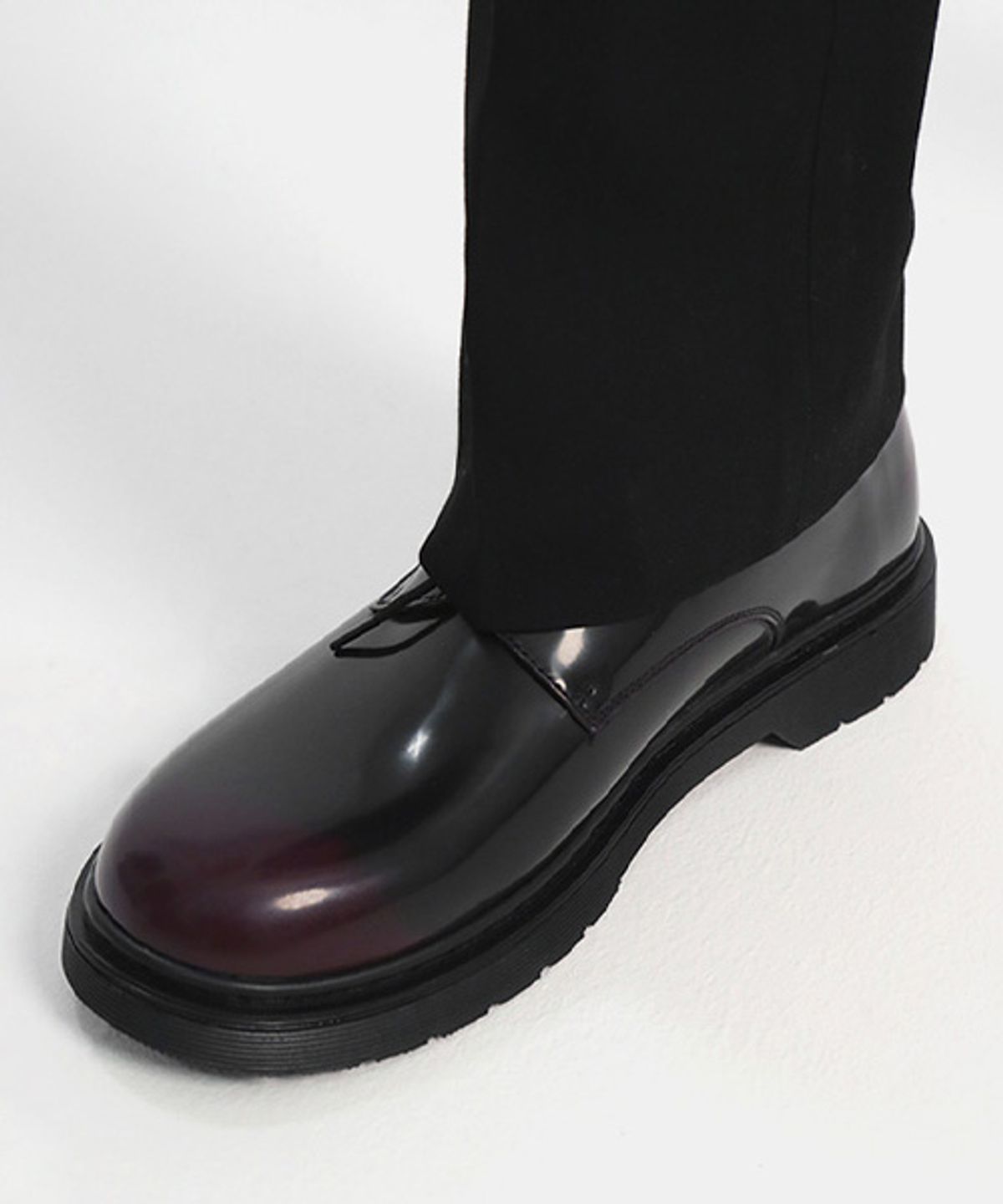 파스코로젠(PASCOROZEN) 26Paco JC1316 Header Basic Derby Shoes Cherry Black 59.5