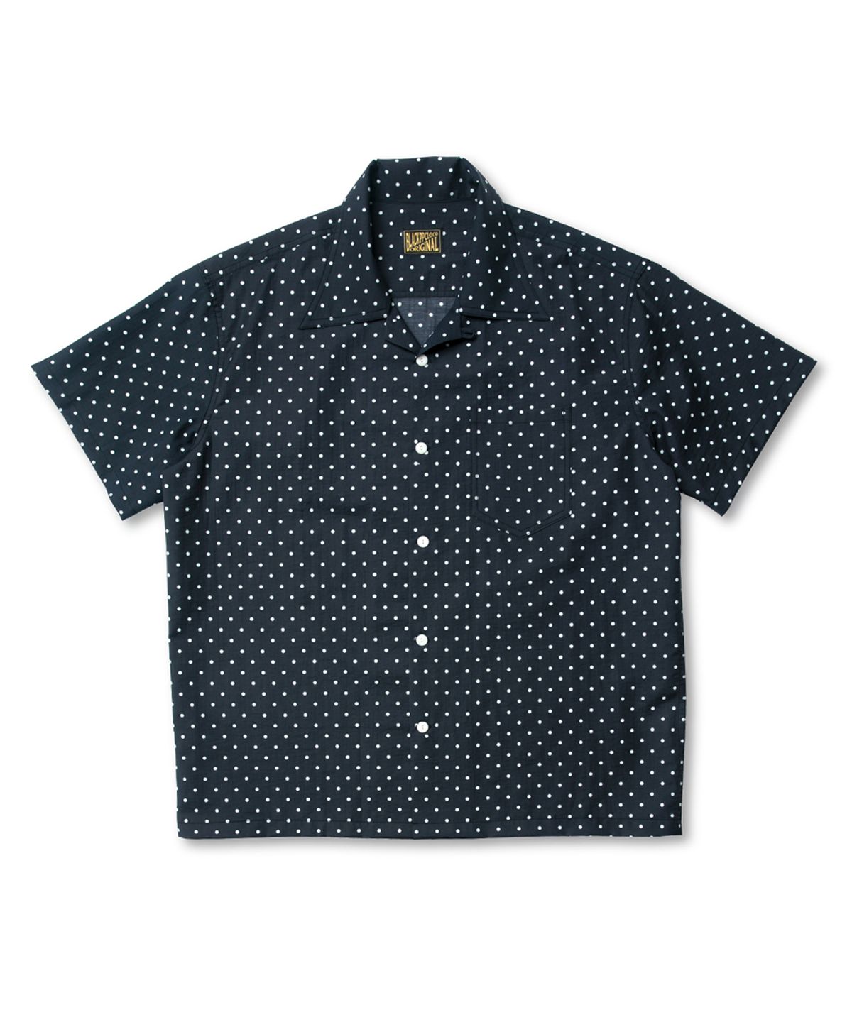 블랙피피(BLACKPP) BLACK PP Polka Dot Archive Open Collar Shirt