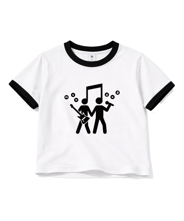 Duet Dot 링거 슬림핏 반팔티