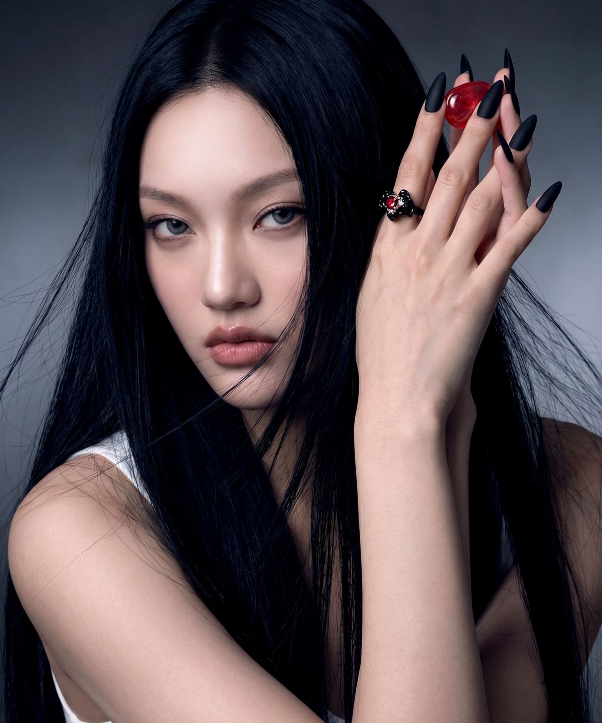 랜덤오프(RANDOMOFF) [ROF X GYEOL] BLEEDING HEART RING