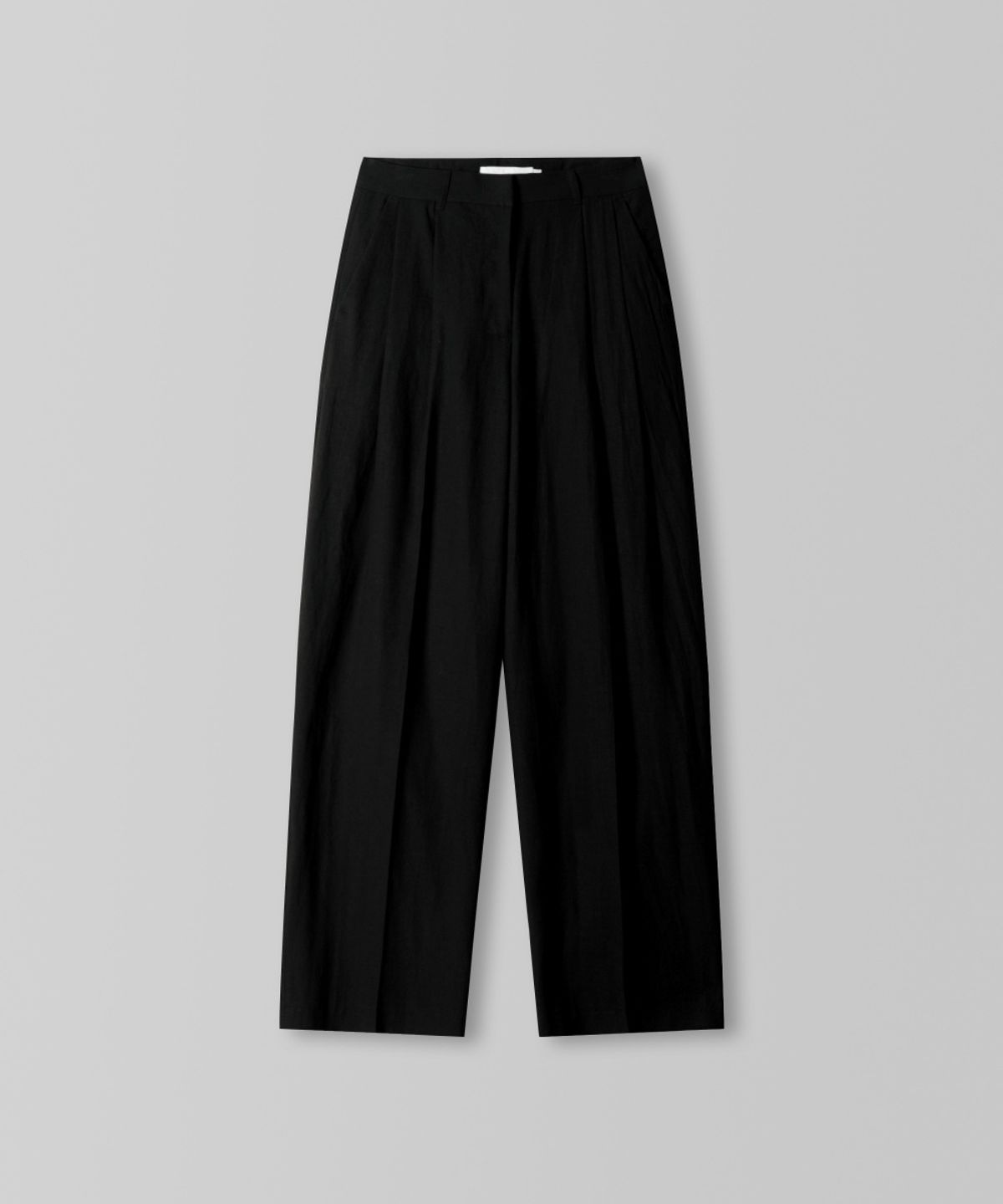 108파운드(108POUND) Breeze Tuck Slacks_Black