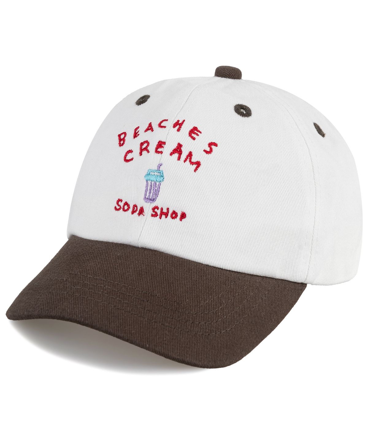 비치스앤 크림 키즈(BEACHESAND CREAM KIDS) 소다샵 투톤 볼캡-차콜(Soda shop 2tone Ball-Cap charcoal)
