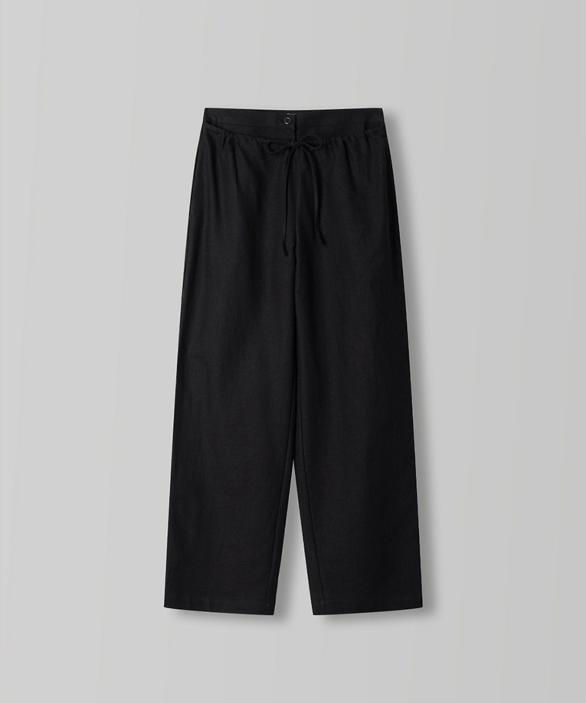 108파운드(108POUND) Linen Layer Pants_Black