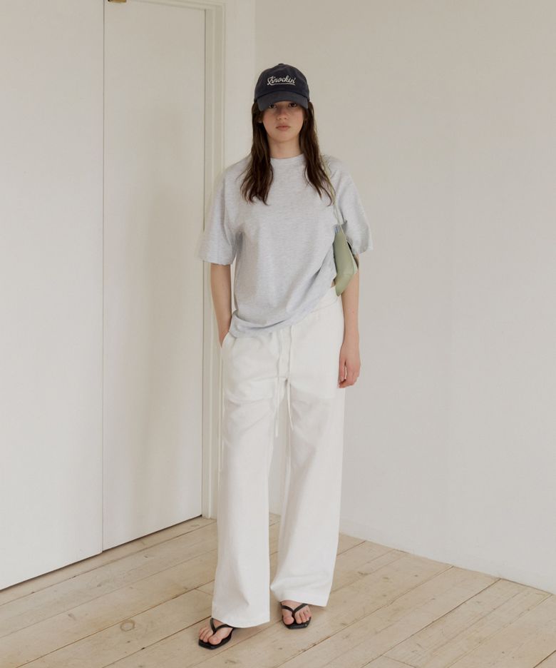 Linen Layer Pants_Ivory