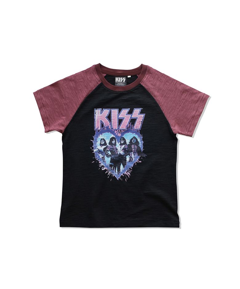 [KISS] 우먼 하트 티셔츠(더스트 핑크)