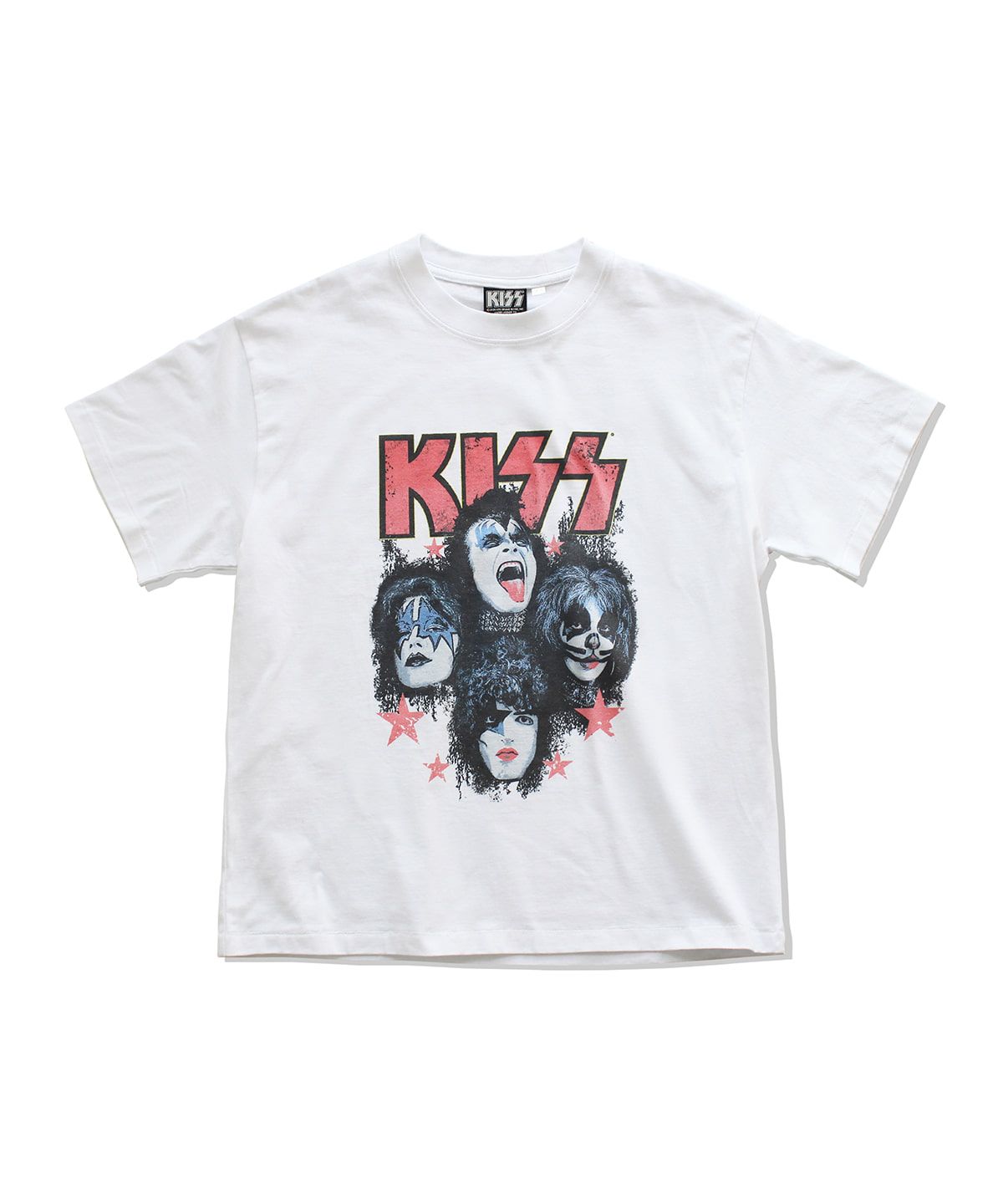 메인부스(MAINBOOTH) [KISS] 슈팅스타 티셔츠(화이트)