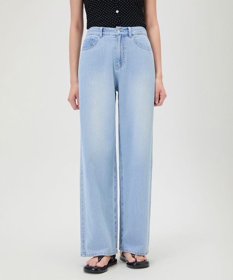 Linen Semi Wide Fit Denim