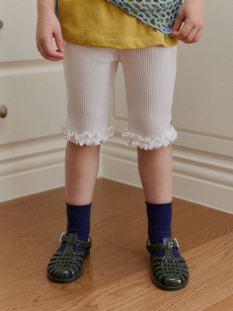 DUJJONKU RUCHED LEGGINGS_IVORY