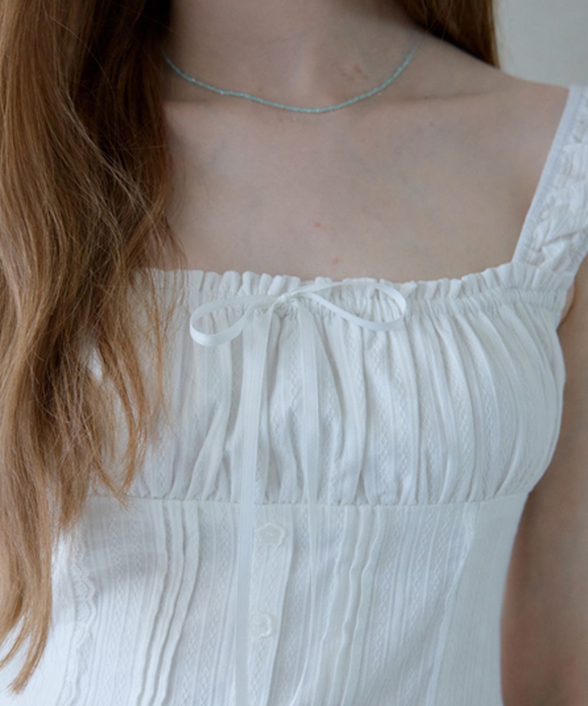 핑크파인애플(PINK PINEAPPLE) DREAMY BEAD NECKLACE_MINT