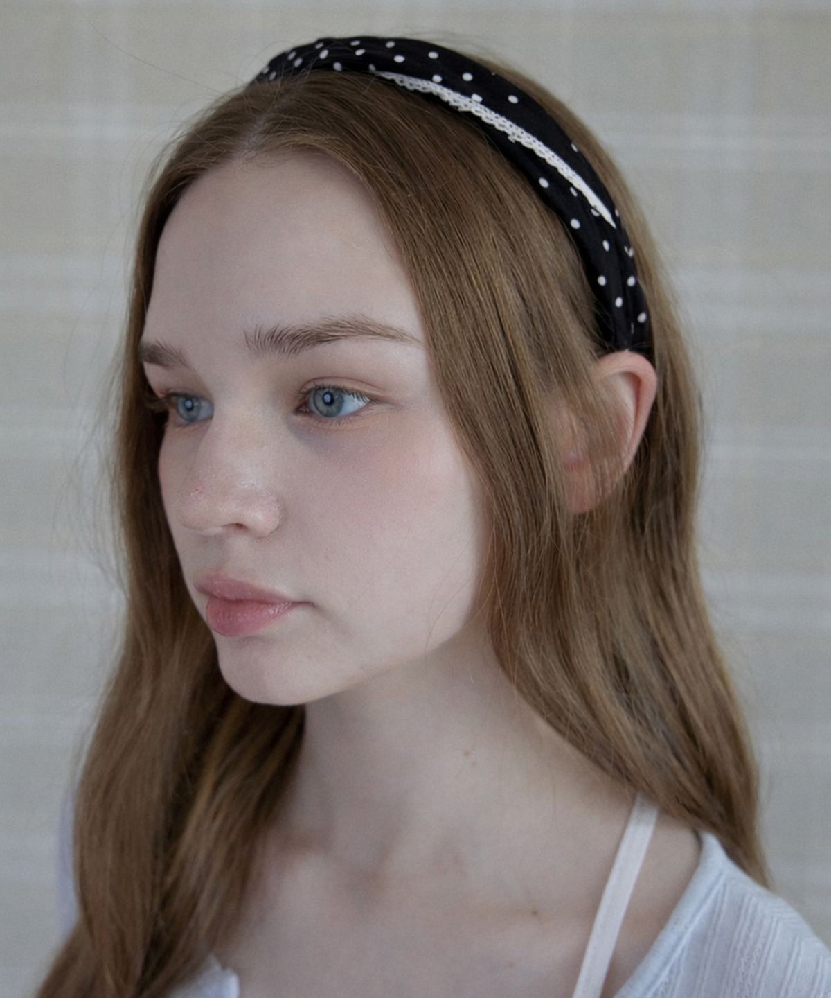 핑크파인애플(PINK PINEAPPLE) JOLLY DAY DOT HAIRBAND_BLACK