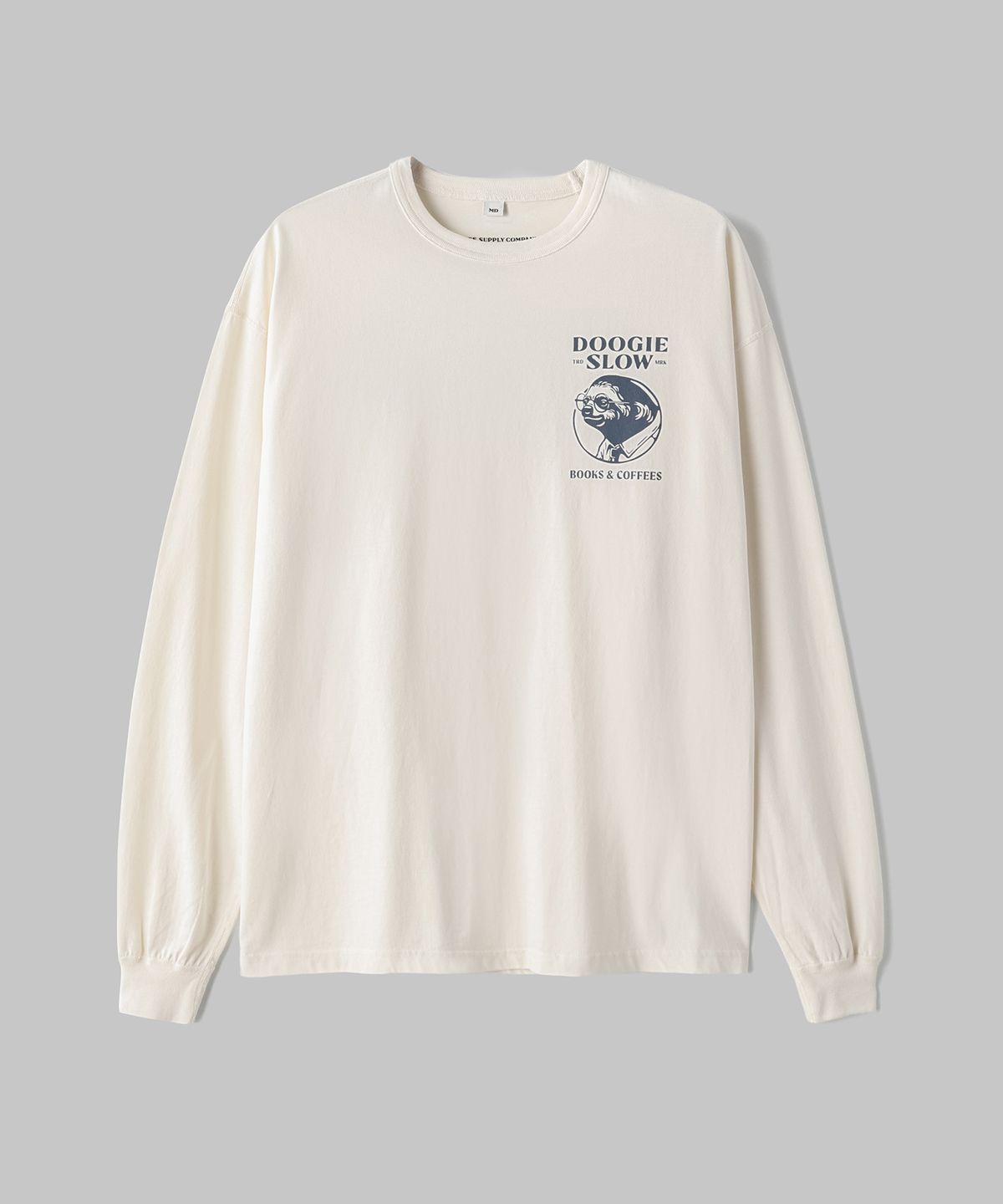 두기스 서플라이 컴퍼니(DOOGIES SUPPLY CO) Classic Long Sleeve DS Smart Sloth Tee