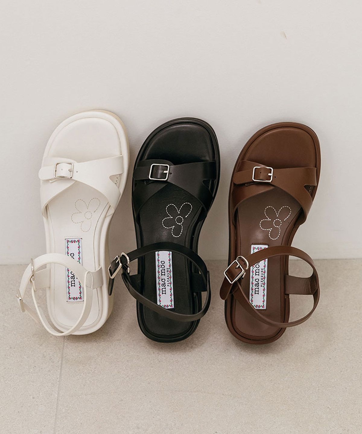 마크모크(MAC MOC) Melia 멜리아 EVA 플랫폼 버클 샌들_3colors (3cm)