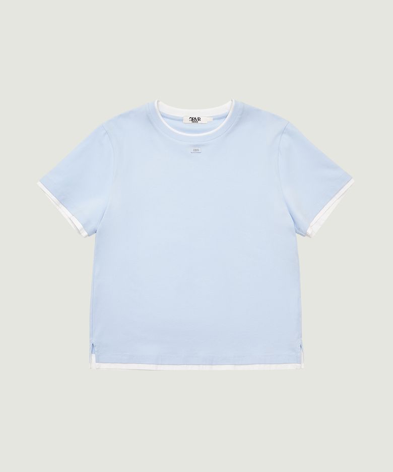 CARMEN H/S T-SHIRT (LIGHT BLUE)