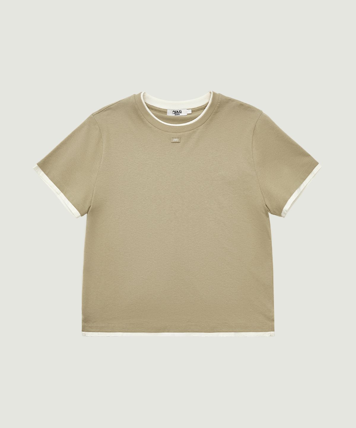 그로브(GROVE) CARMEN H/S T-SHIRT (KHAKI)