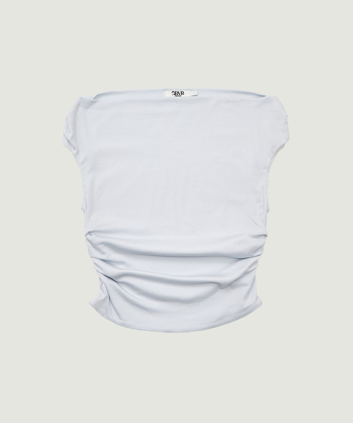 그로브(GROVE) CLOUD OFF-SHOULDER T-SHIRT (LIGHT BLUE)