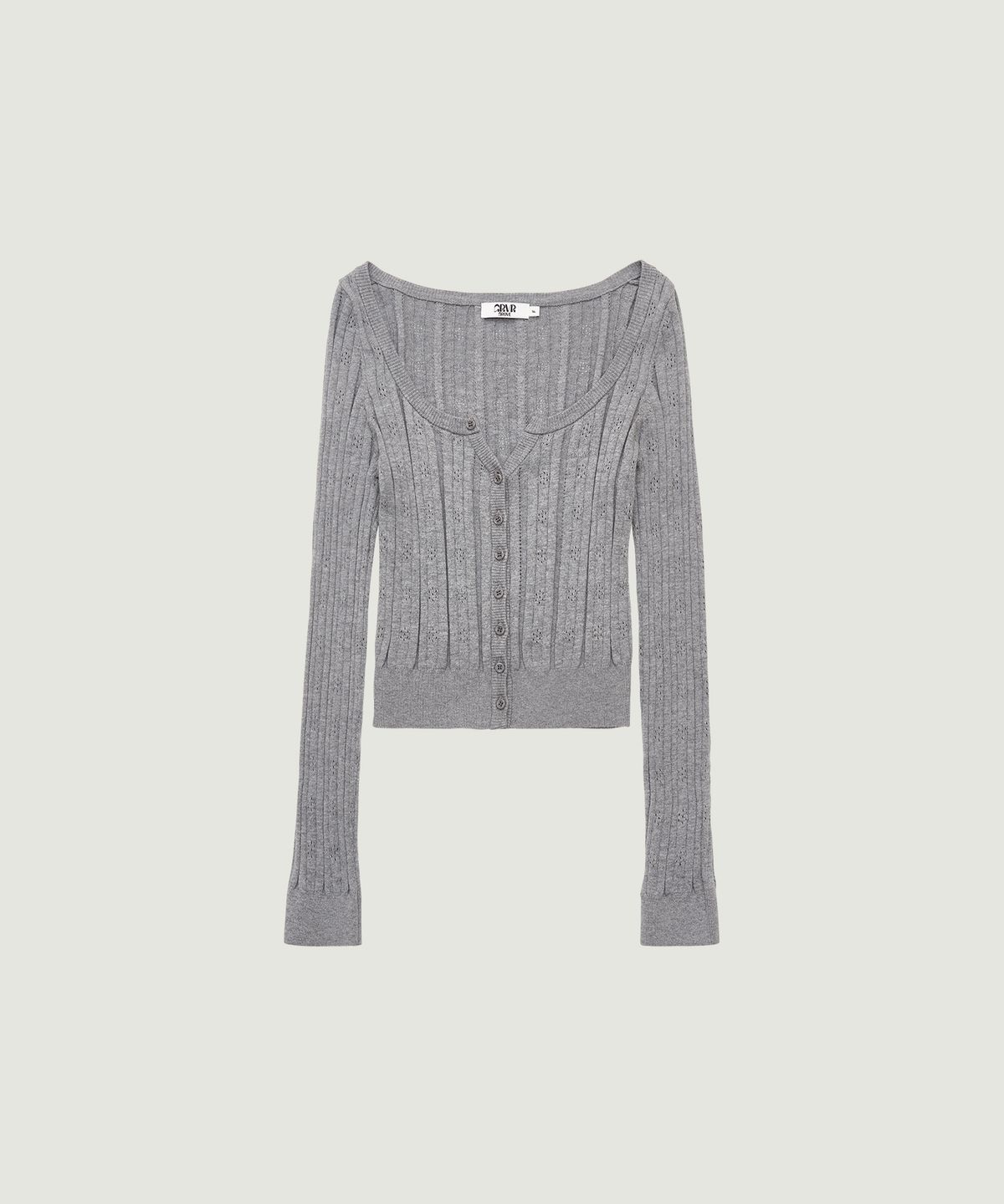 그로브(GROVE) NADINE CARDIGAN (GRAY)
