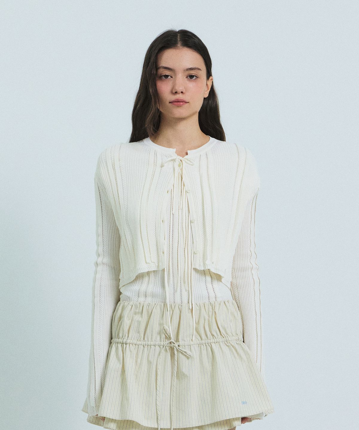 그로브(GROVE) BOWEN CARDIGAN (IVORY)