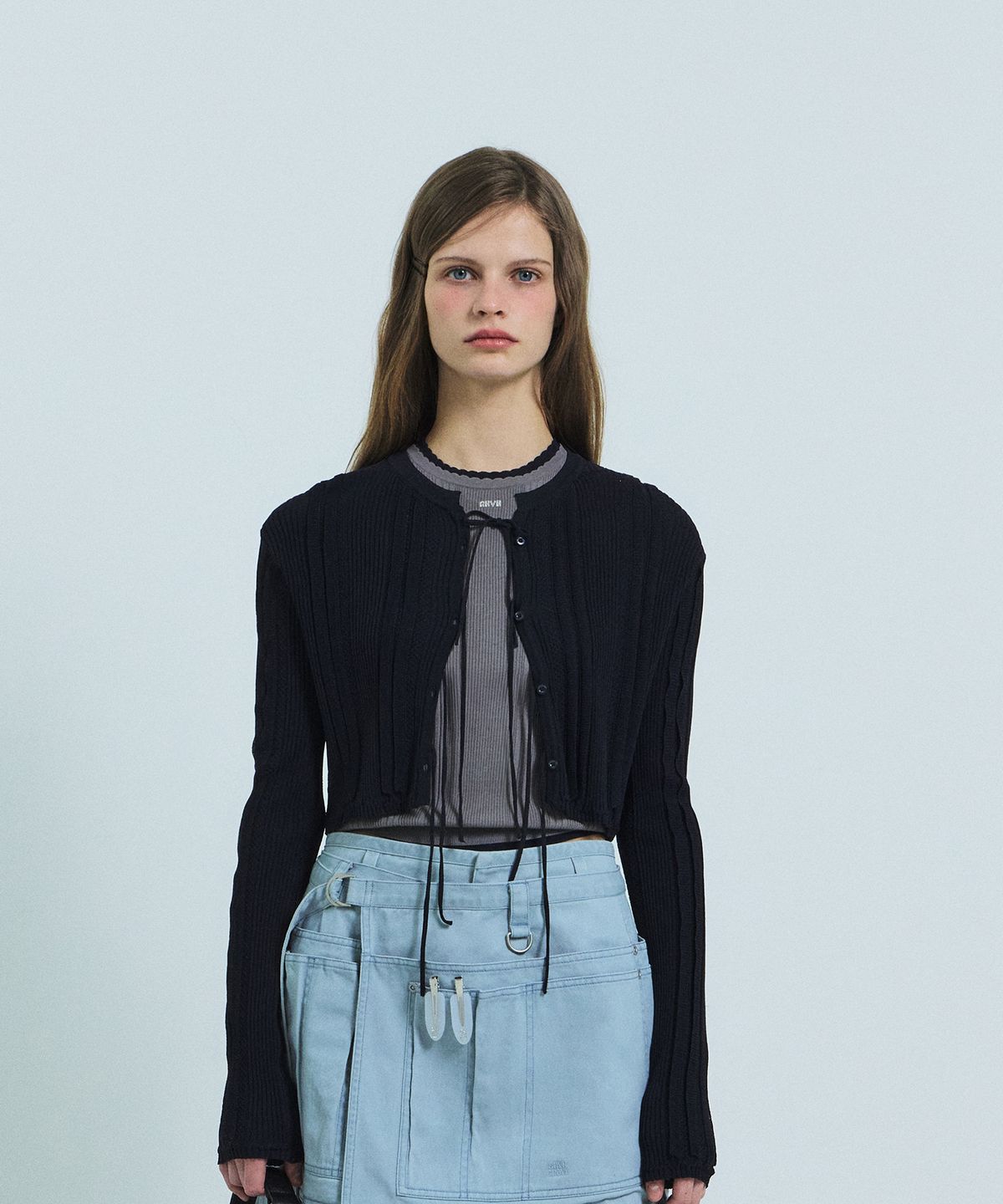 그로브(GROVE) BOWEN CARDIGAN (NAVY)
