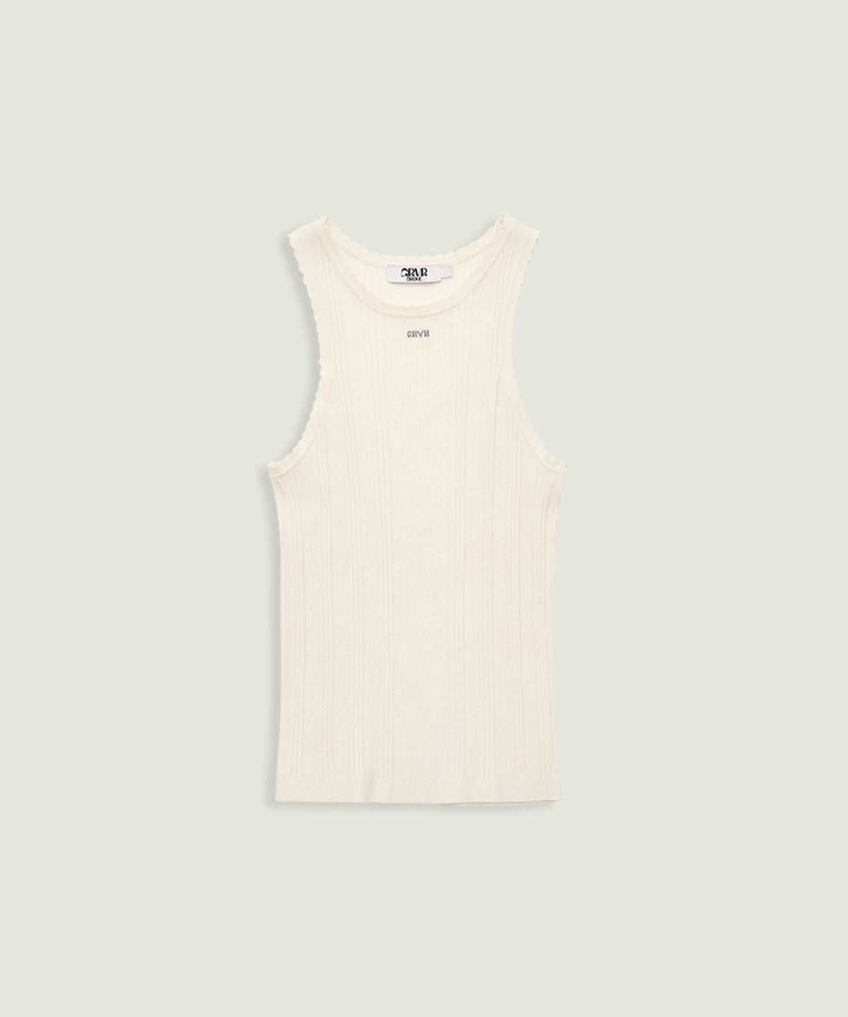 그로브(GROVE) PETAL SLEEVELESS KNIT (BEIGE)