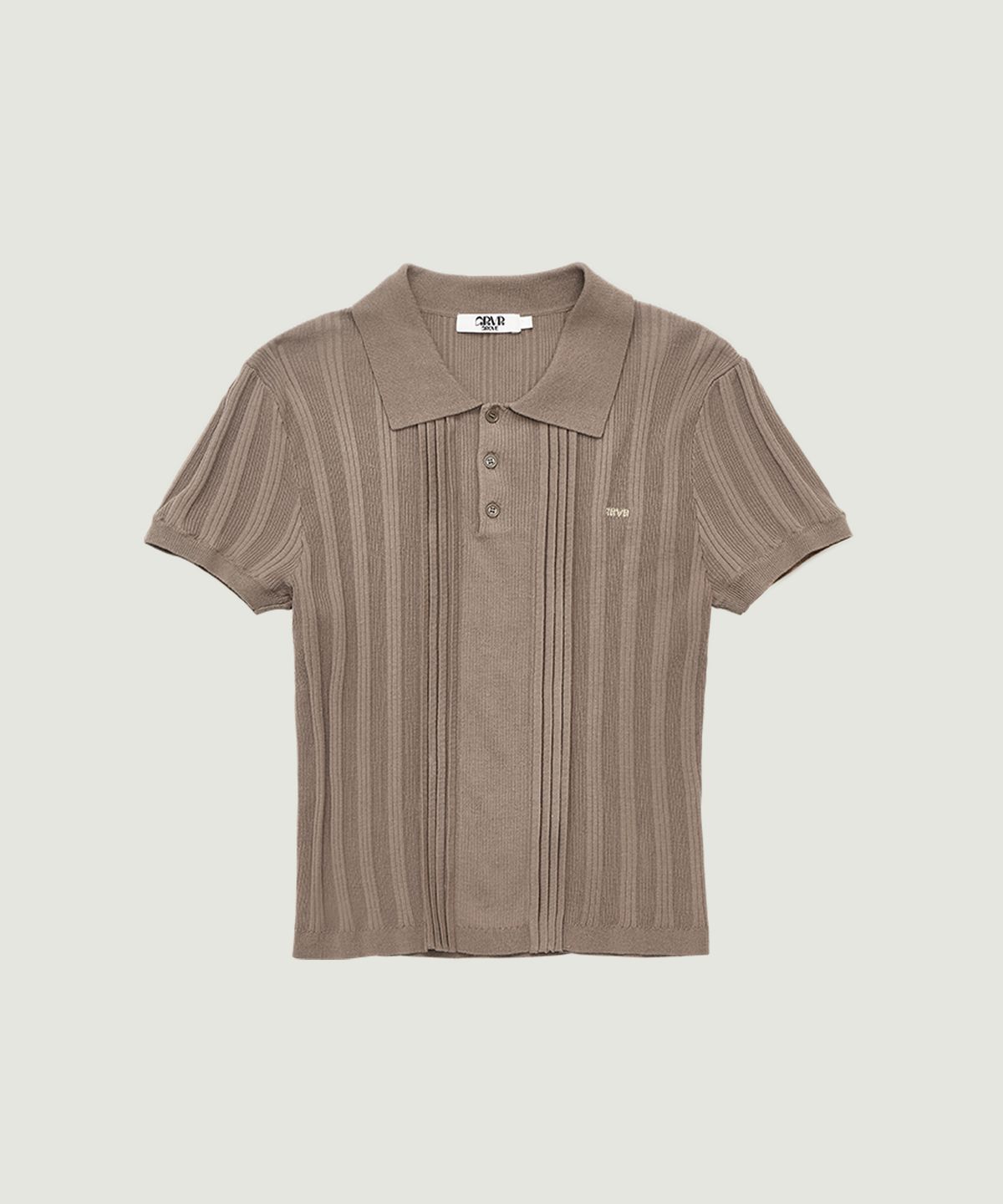 그로브(GROVE) PETAL COLLAR KNIT (BROWN)