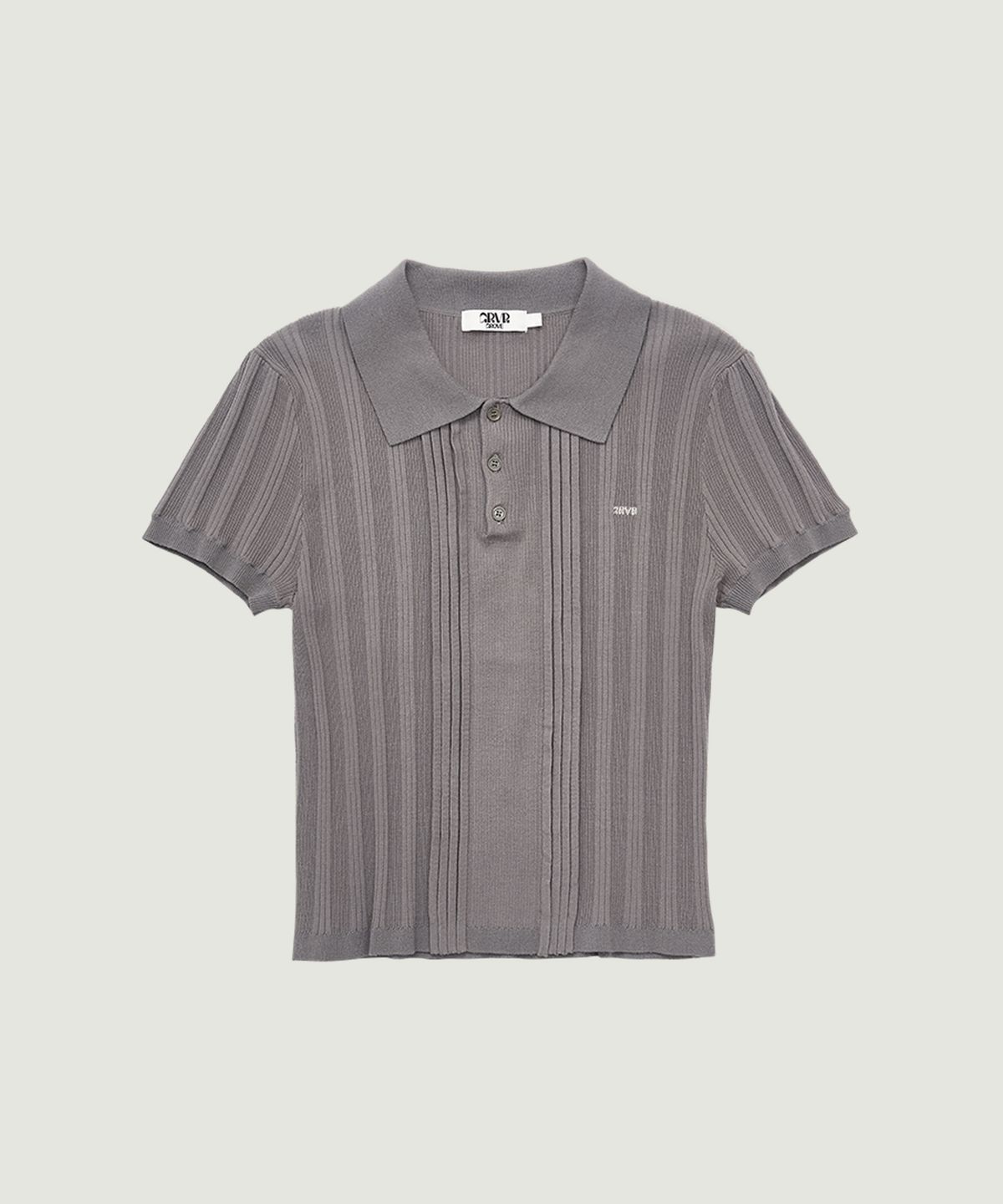 그로브(GROVE) PETAL COLLAR KNIT (CHARCOAL)