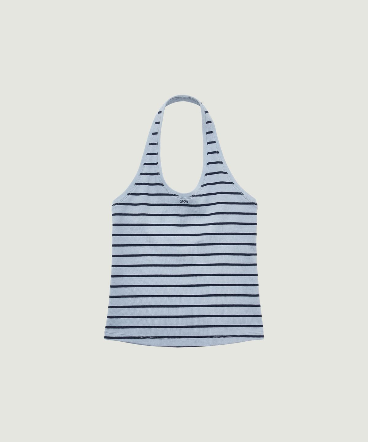 그로브(GROVE) SERA STRIPE HALTER TOP (BLUE)
