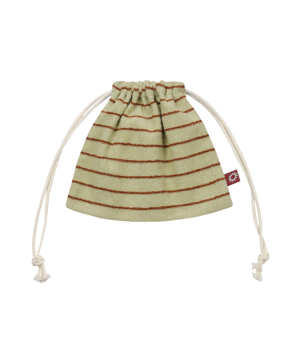 에스이에스티(S'EST) Stripe Pouch Brown