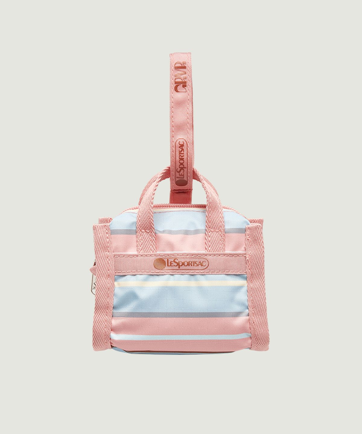 그로브(GROVE) [GROVE X LESPORTSAC] GRVR STRIPE CHARM (PINK)