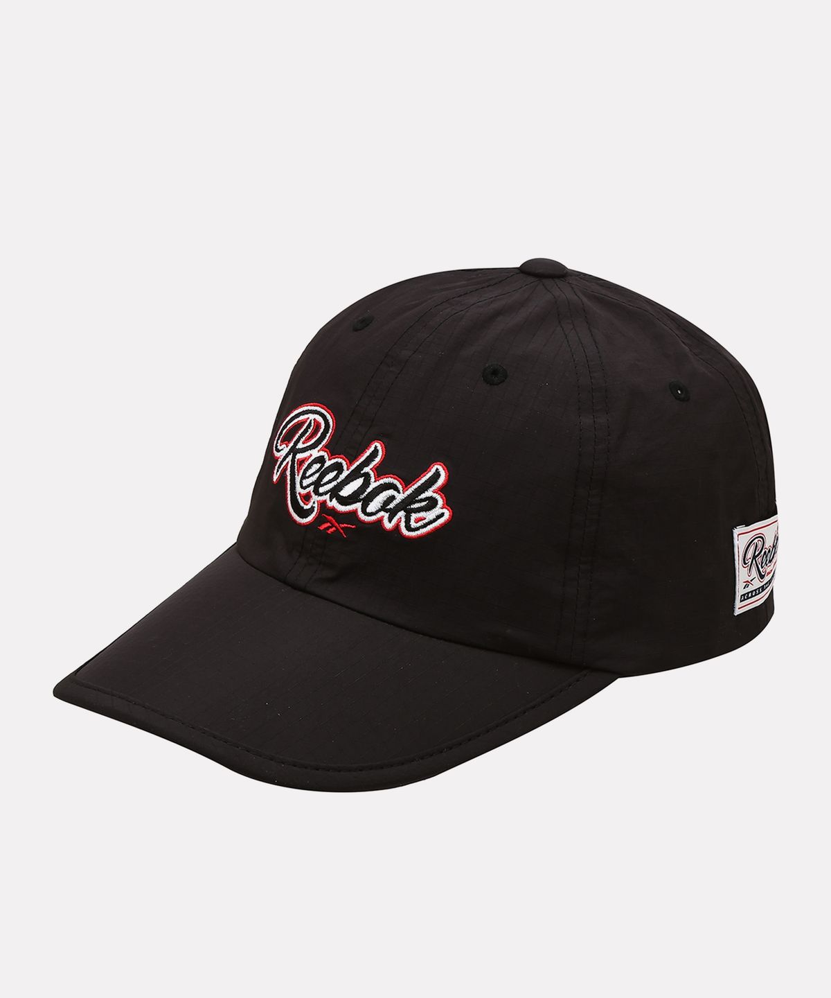 리복(REEBOK) 어센틱 로고 나일론 볼캡 - 블랙
